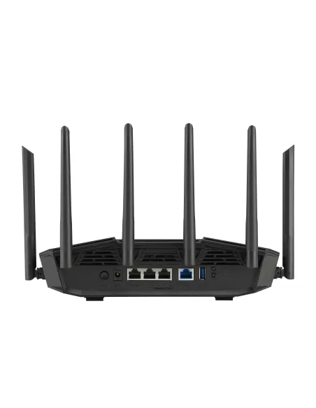ASUS 90IG0A30-MO9C00 router inalámbrico 2.5 Gigabit Ethernet Tribanda (2.4 GHz   5 GHz   6 GHz) Negro