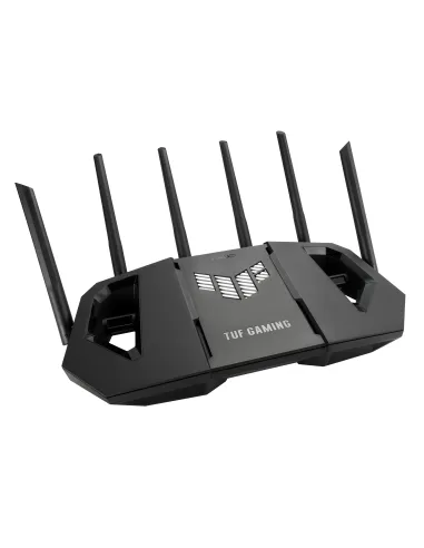 ASUS 90IG0A30-MO9C00 router inalámbrico 2.5 Gigabit Ethernet Tribanda (2.4 GHz   5 GHz   6 GHz) Negro