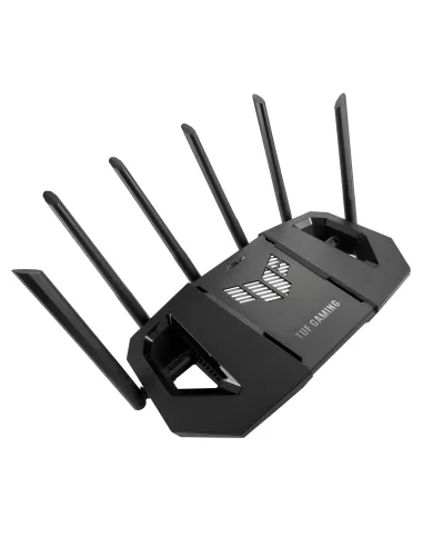 ASUS 90IG0A30-MO9C00 router inalámbrico 2.5 Gigabit Ethernet Tribanda (2.4 GHz   5 GHz   6 GHz) Negro