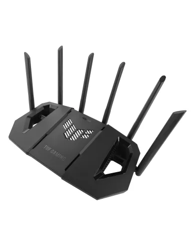 ASUS 90IG0A30-MO9C00 router inalámbrico 2.5 Gigabit Ethernet Tribanda (2.4 GHz   5 GHz   6 GHz) Negro