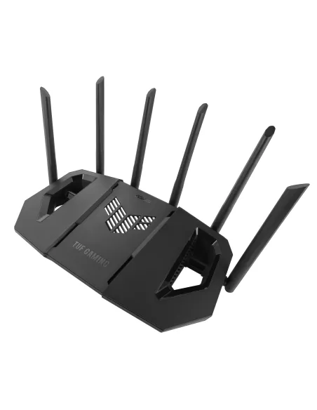 ASUS 90IG0A30-MO9C00 router inalámbrico 2.5 Gigabit Ethernet Tribanda (2.4 GHz   5 GHz   6 GHz) Negro