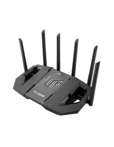 ASUS 90IG0A30-MO9C00 router inalámbrico 2.5 Gigabit Ethernet Tribanda (2.4 GHz   5 GHz   6 GHz) Negro