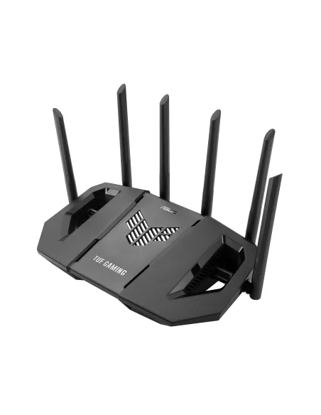 ASUS 90IG0A30-MO9C00 router inalámbrico 2.5 Gigabit Ethernet Tribanda (2.4 GHz   5 GHz   6 GHz) Negro