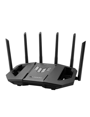 ASUS 90IG0A30-MO9C00 router inalámbrico 2.5 Gigabit Ethernet Tribanda (2.4 GHz   5 GHz   6 GHz) Negro