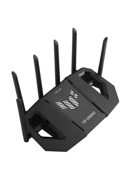 ASUS 90IG0A30-MO9C00 router inalámbrico 2.5 Gigabit Ethernet Tribanda (2.4 GHz   5 GHz   6 GHz) Negro