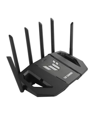 ASUS 90IG0A30-MO9C00 router inalámbrico 2.5 Gigabit Ethernet Tribanda (2.4 GHz   5 GHz   6 GHz) Negro
