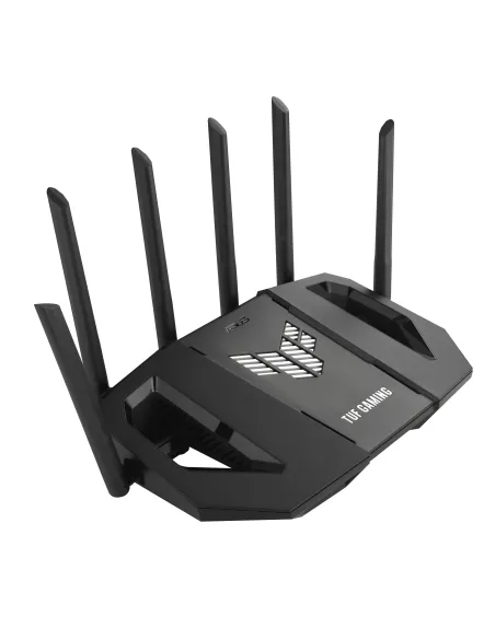 ASUS 90IG0A30-MO9C00 router inalámbrico 2.5 Gigabit Ethernet Tribanda (2.4 GHz   5 GHz   6 GHz) Negro