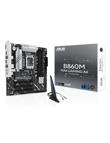 ASUS B860M MAX GAMING AX Intel B860 LGA 1851 (Socket V1) micro ATX