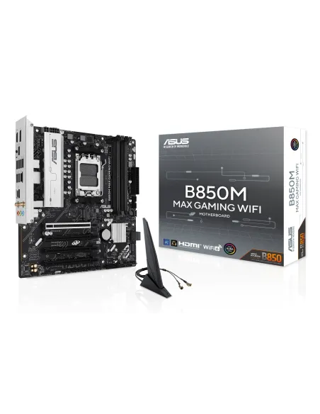 ASUS B850M MAX GAMING WIFI AMD B850 Zócalo AM5 micro ATX