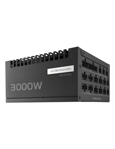 ASUS Pro WS 3000W Platinum unidad de fuente de alimentación 20+4 pin ATX ATX Negro