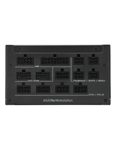 ASUS Pro WS 1600W Platinum unidad de fuente de alimentación 20+4 pin ATX ATX Negro