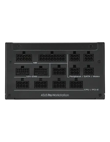 ASUS Pro WS 1600W Platinum unidad de fuente de alimentación 20+4 pin ATX ATX Negro