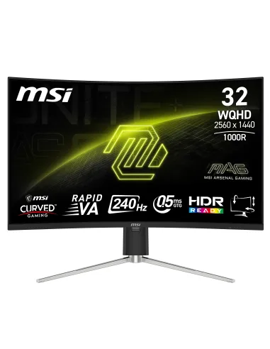 MSI MAG 325CQRXF E2 pantalla para PC 80 cm (31.5") 2560 x 1440 Pixeles Wide Quad HD LED Negro