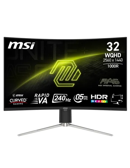 MSI MAG 325CQRXF E2 pantalla para PC 80 cm (31.5") 2560 x 1440 Pixeles Wide Quad HD LED Negro