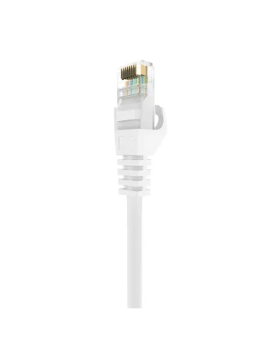AISENS Cable de Red Latiguillo RJ45 LSZH Cat.6A 500 Mhz UTP AWG24, Blanco, 25CM