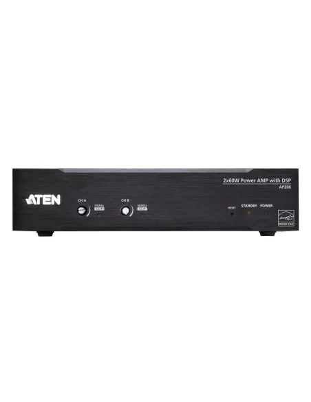 ATEN Amplificador de potencia de 2 x 60 W con DSP