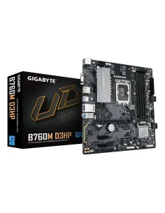 GIGABYTE B760M D3HP Placa Base - Procesadores Intel Core de 14ª Generación, VRM de 4+1+1 fases, hasta 5600 MHz DDR5, 2xPCIe 4.0