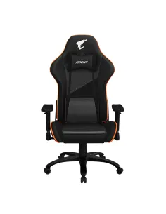 GIGABYTE AGC310 Silla para videojuegos de PC Asiento acolchado Negro, Naranja