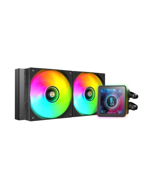 Mars Gaming ML-VISIONPRO240 Procesador Sistema de refrigeración líquida todo en uno 12 cm Negro 1 pieza(s)