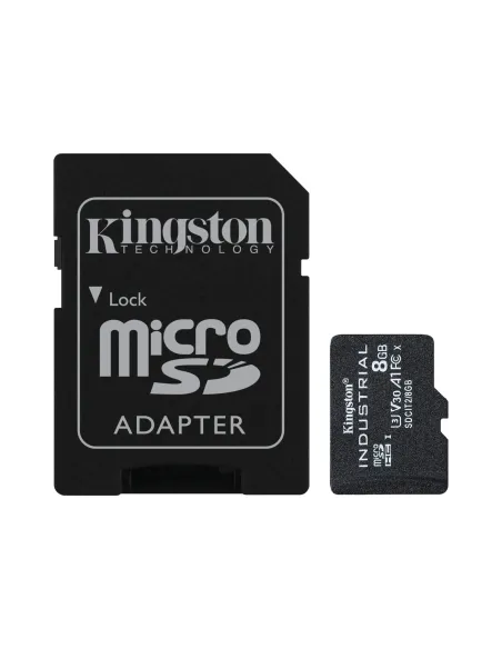 Kingston Technology Industrial 8 GB MicroSDHC UHS-I Clase 10 Kingston Technology Industrial 8 GB MicroSDHC UHS-I Clase 10