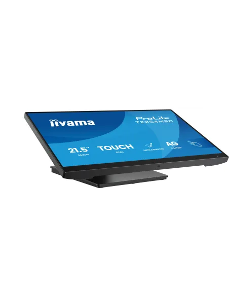 iiyama T2254MSC-B2AG pantalla para PC 54,6 cm (21.5") 1920 x 1080 Pixeles Full HD LED Pantalla táctil Negro iiyama T2254MSC-B2AG pantalla para PC 54,6 cm (21.5") 1920 x 1080 Pixeles Full HD LED Pantalla táctil Negro