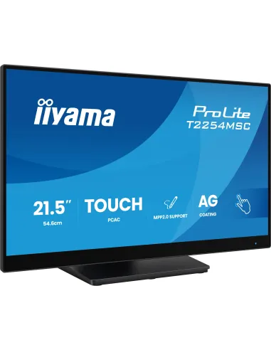 iiyama T2254MSC-B2AG pantalla para PC 54,6 cm (21.5") 1920 x 1080 Pixeles Full HD LED Pantalla táctil Negro