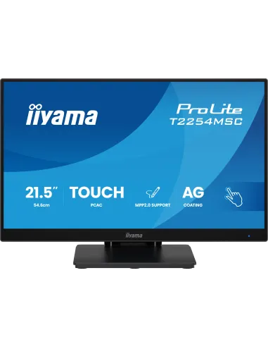 iiyama T2254MSC-B2AG pantalla para PC 54,6 cm (21.5") 1920 x 1080 Pixeles Full HD LED Pantalla táctil Negro