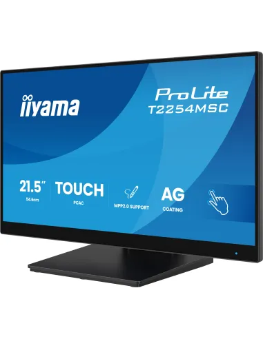 iiyama T2254MSC-B2AG pantalla para PC 54,6 cm (21.5") 1920 x 1080 Pixeles Full HD LED Pantalla táctil Negro