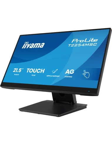 iiyama T2254MSC-B2AG pantalla para PC 54,6 cm (21.5") 1920 x 1080 Pixeles Full HD LED Pantalla táctil Negro