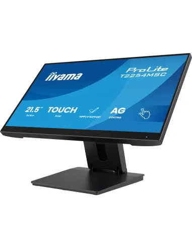 iiyama T2254MSC-B2AG pantalla para PC 54,6 cm (21.5") 1920 x 1080 Pixeles Full HD LED Pantalla táctil Negro
