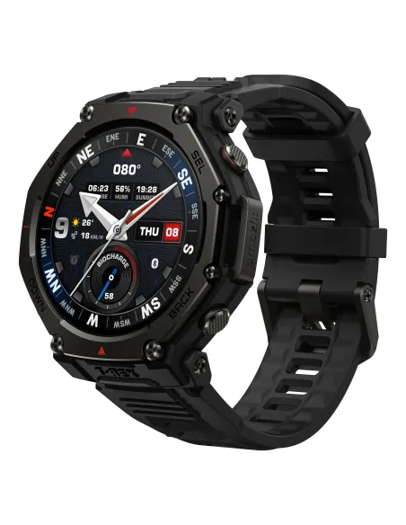 Amazfit T-Rex 3 Pro 3,81 cm (1.5") AMOLED 48 mm Digital Pantalla táctil Negro GPS (satélite)