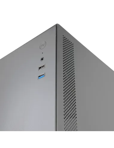 Tacens NOVAX, Caja PC Ultracompacta Micro-ATX, Diseño Totalmente Metálico Ultrarresistente, 1x Ventilador Trasero 80mm, Caja