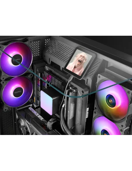 Mars Gaming ML-VISIONPRO360 Procesador Sistema de refrigeración líquida todo en uno 12 cm Negro 1 pieza(s)