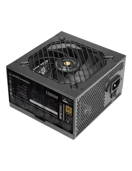 Mars Gaming MPB1000SI unidad de fuente de alimentación 1000 W 24-pin ATX ATX Negro