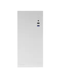 Tacens ORUMX, Caja Minitorre Slim, Micro-ATX Ultra Compacta, Estructura de Acero, Ventilador 80mm, Blanco 2