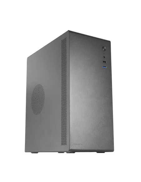 Tacens NOVAX550BR, Caja PC Micro-ATX + Fuente Alimentación 550W 80Plus Bronce 230V, Diseño Totalmente Metálico, 1x Ventilador