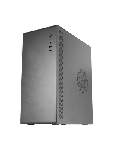 Tacens NOVAX550BR, Caja PC Micro-ATX + Fuente Alimentación 550W 80Plus Bronce 230V, Diseño Totalmente Metálico, 1x Ventilador