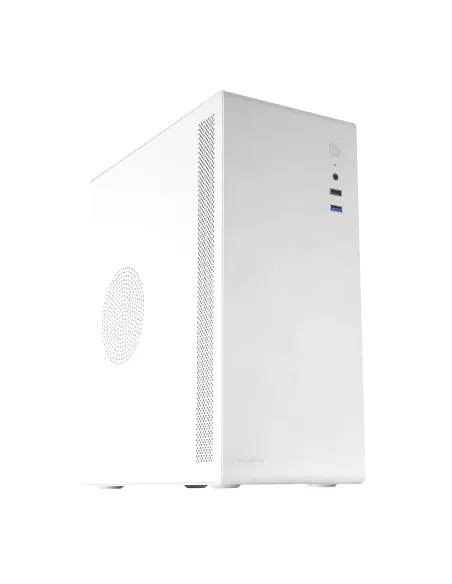 Tacens NOVAX, Caja PC Ultracompacta Micro-ATX, Diseño Totalmente Metálico Ultrarresistente, 1x Ventilador Trasero 80mm, Caja