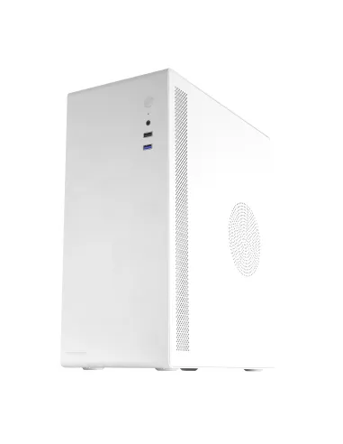 Tacens NOVAX, Caja PC Ultracompacta Micro-ATX, Diseño Totalmente Metálico Ultrarresistente, 1x Ventilador Trasero 80mm, Caja