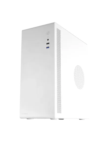 Tacens NOVAX, Caja PC Ultracompacta Micro-ATX, Diseño Totalmente Metálico Ultrarresistente, 1x Ventilador Trasero 80mm, Caja