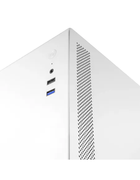 Tacens NOVAX, Caja PC Ultracompacta Micro-ATX, Diseño Totalmente Metálico Ultrarresistente, 1x Ventilador Trasero 80mm, Caja