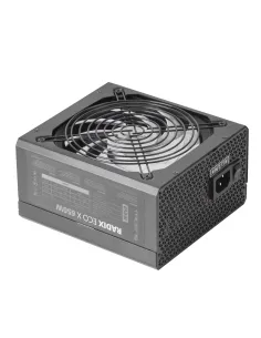Tacens RADIX ECO X 650, Fuente Alimentación PC ATX 650W, 6 Años Garantía, Tecnología Silenciosa AI-RPM, +87% Eficiencia, Negro