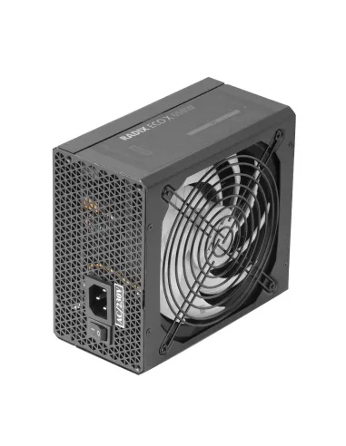 Tacens RADIX ECO X 650, Fuente Alimentación PC ATX 650W, 6 Años Garantía, Tecnología Silenciosa AI-RPM, +87% Eficiencia, Negro