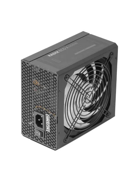 Tacens RADIX ECO X 650, Fuente Alimentación PC ATX 650W, 6 Años Garantía, Tecnología Silenciosa AI-RPM, +87% Eficiencia, Negro