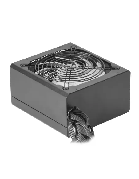 Tacens RADIX ECO X 650, Fuente Alimentación PC ATX 650W, 6 Años Garantía, Tecnología Silenciosa AI-RPM, +87% Eficiencia, Negro