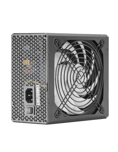 Tacens RADIX ECO X 650, Fuente Alimentación PC ATX 650W, 6 Años Garantía, Tecnología Silenciosa AI-RPM, +87% Eficiencia, Negro