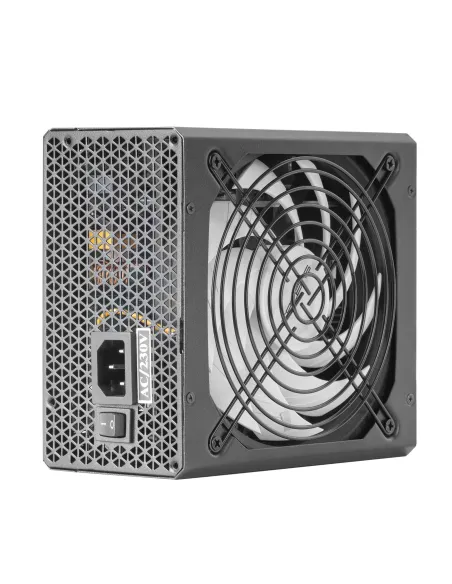 Tacens RADIX ECO X 650, Fuente Alimentación PC ATX 650W, 6 Años Garantía, Tecnología Silenciosa AI-RPM, +87% Eficiencia, Negro