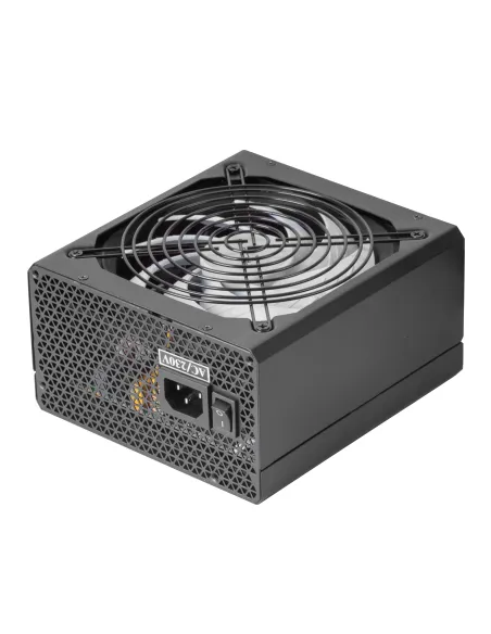 Tacens RADIX ECO X 650, Fuente Alimentación PC ATX 650W, 6 Años Garantía, Tecnología Silenciosa AI-RPM, +87% Eficiencia, Negro