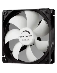 Tacens 3AURAII12, Ventilador Ordenador 12 cm, Ultrasilencioso, Antipolvo, Negro 2