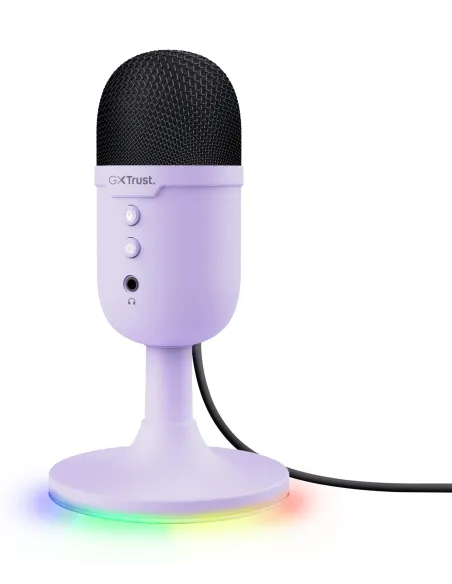 Trust GXT 234P Yunix Púrpura Micrófono de superficie para mesa Trust GXT 234P Yunix Púrpura Micrófono de superficie para mesa